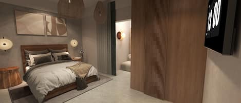 4 室のベッドルーム、WiFi、ベッドシーツ