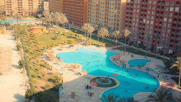 Apartment, 1 Bedroom, Accessible, Smoking | Pool | Outdoor pool