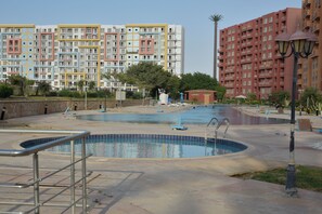 Apartment, 1 Bedroom, Accessible, Smoking | Pool | Outdoor pool - Luxury Chalet With Aqua Park Access By Best of Bedz Signature Experience (El Alamein)