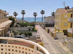 Blick von der Unterkunft