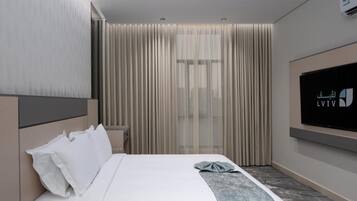 Departamento de lujo | Minibar, tabla de planchar con plancha, wifi gratis y ropa de cama