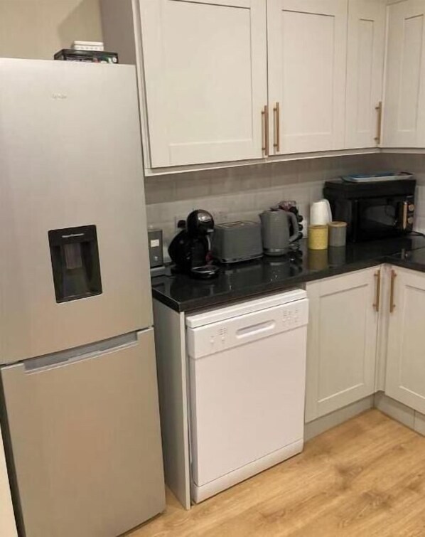 Microwave, oven, dishwasher