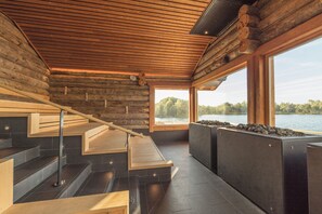 Sauna, bañera de hidromasaje, baño turco 