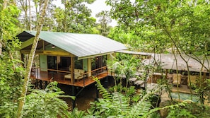 Luxury Bungalow, 1 Bedroom, Non Smoking, Mountain View | Balcony view - Secret Bungalows Lechu (Penas Blancas)