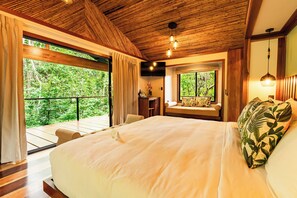 Bungalow Mewah, 1 kamar tidur, Bebas Asap Rokok, pemandangan gunung | Tirai kedap cahaya, setrika/meja setrika, dan Wi-Fi gratis