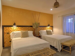 2 多间卧室、熨斗/熨衣板、WiFi、床单