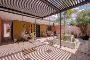 Terrace/patio - Casita Azalea Blanca - Stylish 1br/ba near Centro (Merida)