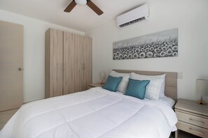 2 soverom, safe på rommet, strykejern/-brett og wi-fi (inkludert)