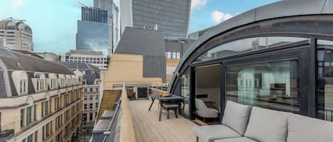 Penthouse Majestueux, vue ville | Terrasse/Patio