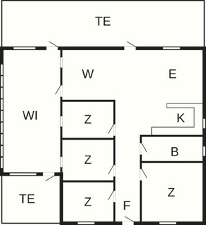 House | Floor plan - 7 Person Holiday Home in Vaeggerlose (Vaeggerlose)