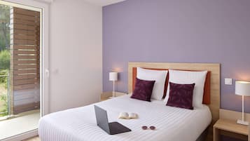 Apartamento, 1 quarto | Berços grátis, Wi-Fi de cortesia, roupa de cama