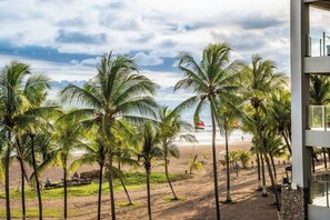 Na praia