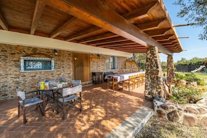 Appartement, 2 chambres, patio, vue jardin | Terrasse/Patio