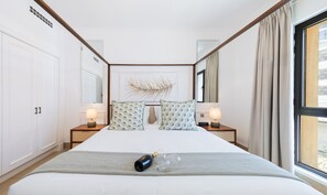 2 bedrooms, in-room safe, iron/ironing board, free WiFi