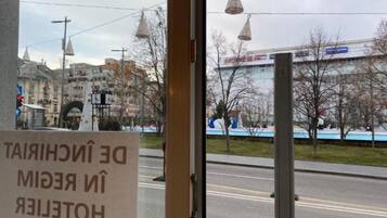 Vue depuis lâhĂ©bergement