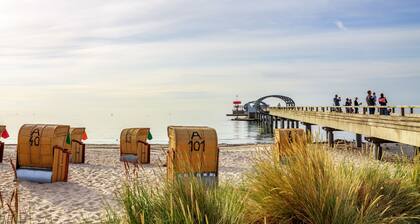 Slow Down - Loggia. Sauna. Beach chair included. Close to the Baltic Sea.