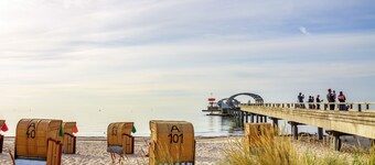 Slow Down - Loggia. Sauna. Beach chair included. Close to the Baltic Sea.