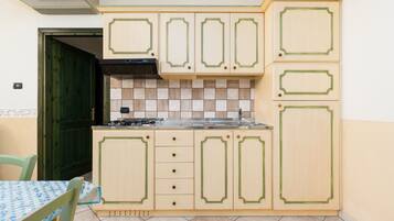 KĂŒhlschrank, Mikrowelle, Ofen, Herdplatte