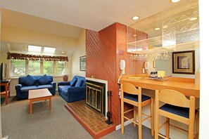 Télévision, cheminée