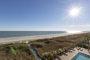 Accommodatie ligt op het strand