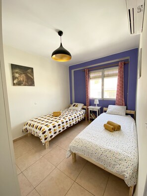 2 bedrooms, iron/ironing board, free WiFi, bed sheets