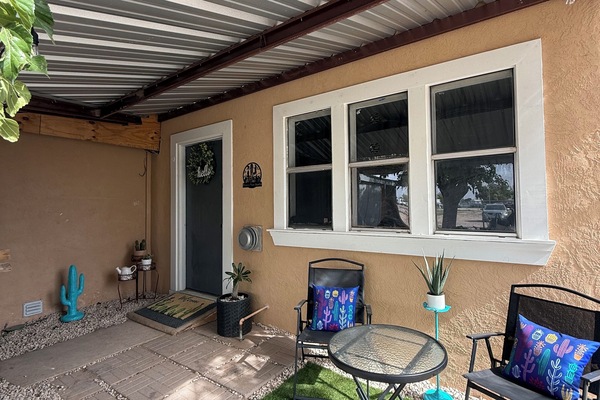 Entrance to The Prickly Pear Studio