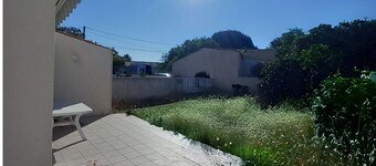 Close to the beach, 3-bedroom villa + mezzanine, ideal for families