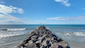 Accommodatie ligt op het strand