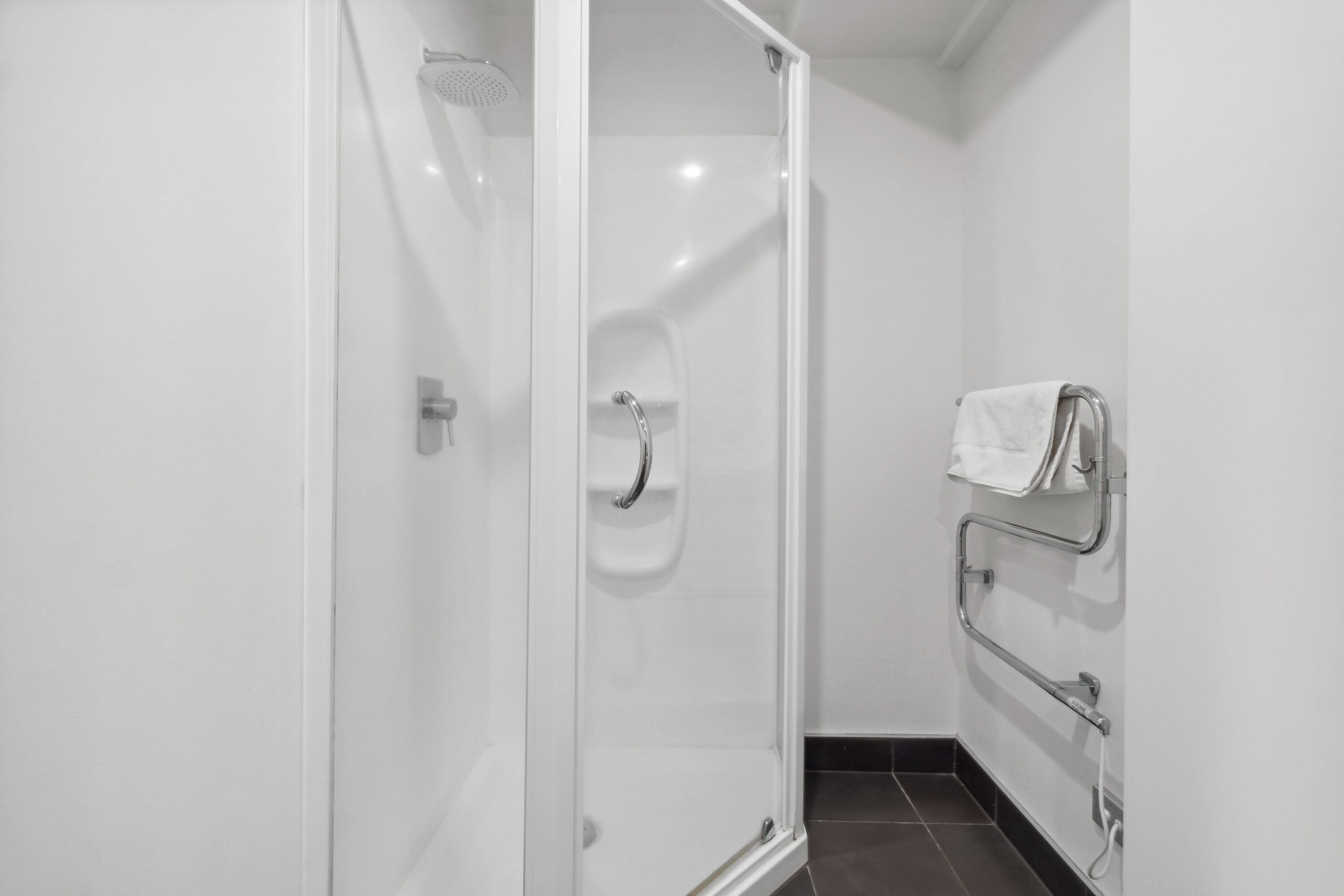 Shower, hair dryer