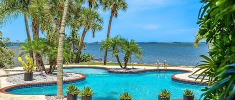 Una piscina riscaldata