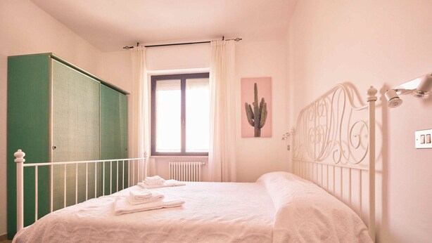 1 bedroom, bed sheets - Porticciolo 3 vista mare x 4 persone (Viserba)