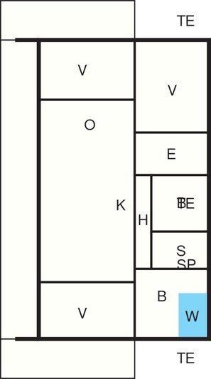Floor plan - 4 Star Holiday Home in Brovst (Brovst)