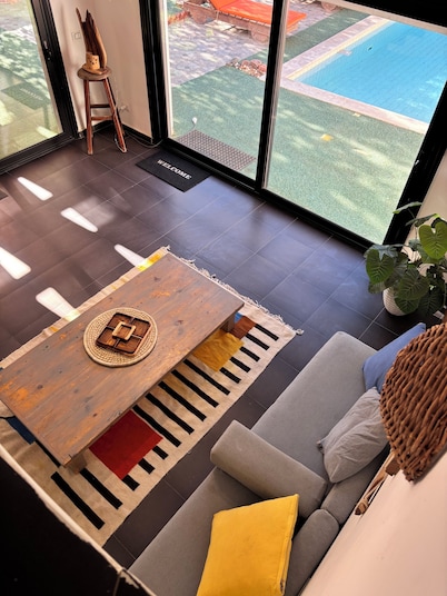 Charming American Villa – 3BR with AC, WiFi & Pool in Dahab