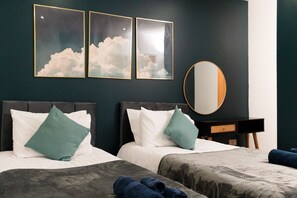 2 chambres, fer et planche à repasser, Wi-Fi gratuit, draps fournis