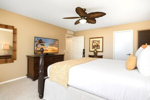 公寓客房 (4 Bedrooms) | 4 間臥室、筆電工作空間、熨斗/熨衣板、床單