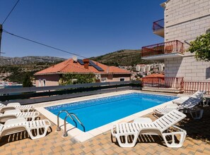 Pool - Villa Valjalo - Classic Studio/Sea View & Balcony (Dubrovnik)