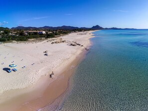 Vlak bij het strand
