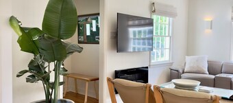 Stylish Summer Cottage Close to Beach & Town with 3 Beds/AC/Wifi/Fire Pit