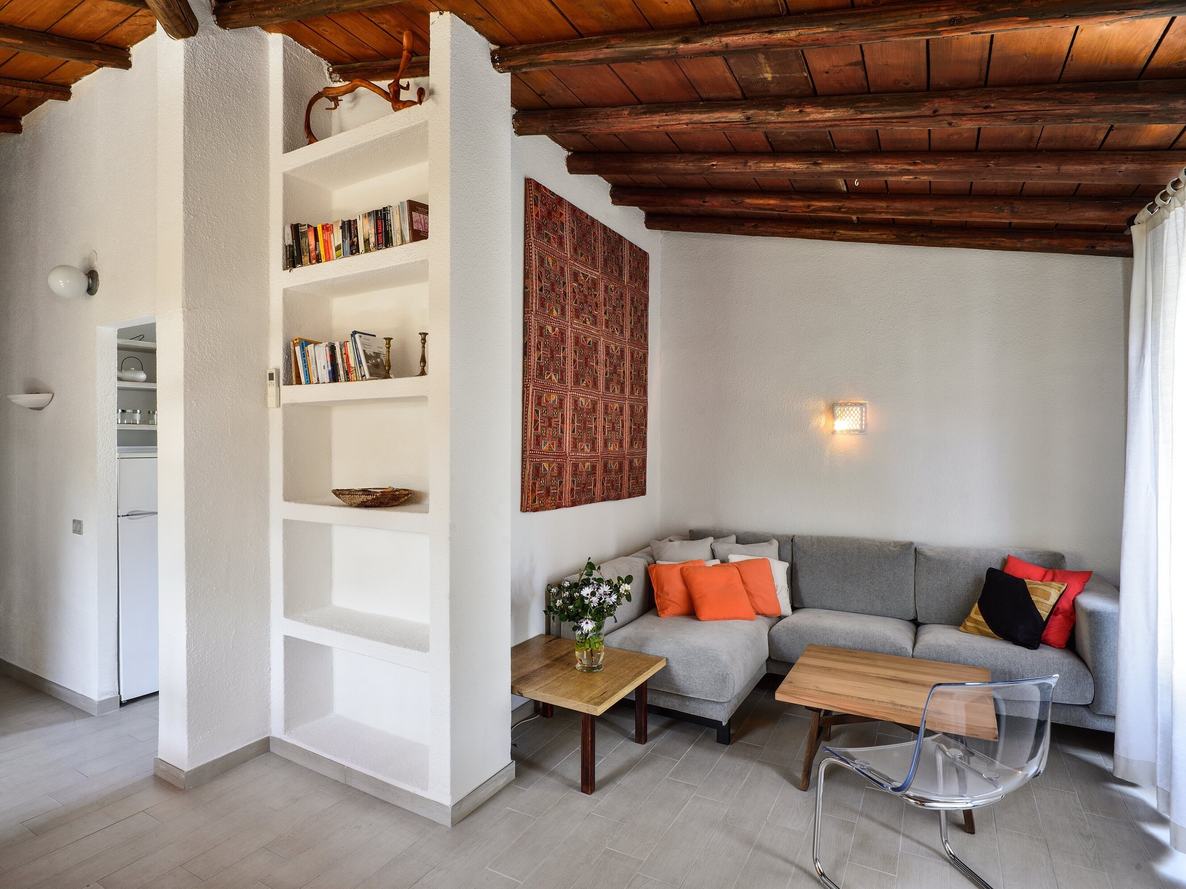 Télévision, cheminée