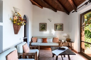 Fireplace - Villa 'Carla' with Private Terrace, Wi-Fi and Air Conditioning (Costa Rei)