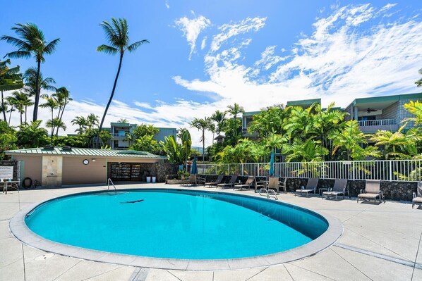Lejlighed - 1 queensize-seng med sovesofa (Alii Villas#303 Fully Remodeled Top F) | Pool