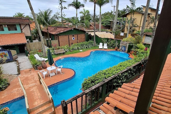 Outdoor pool, open 8:00 AM to 11:00 AM, pool umbrellas, sun loungers