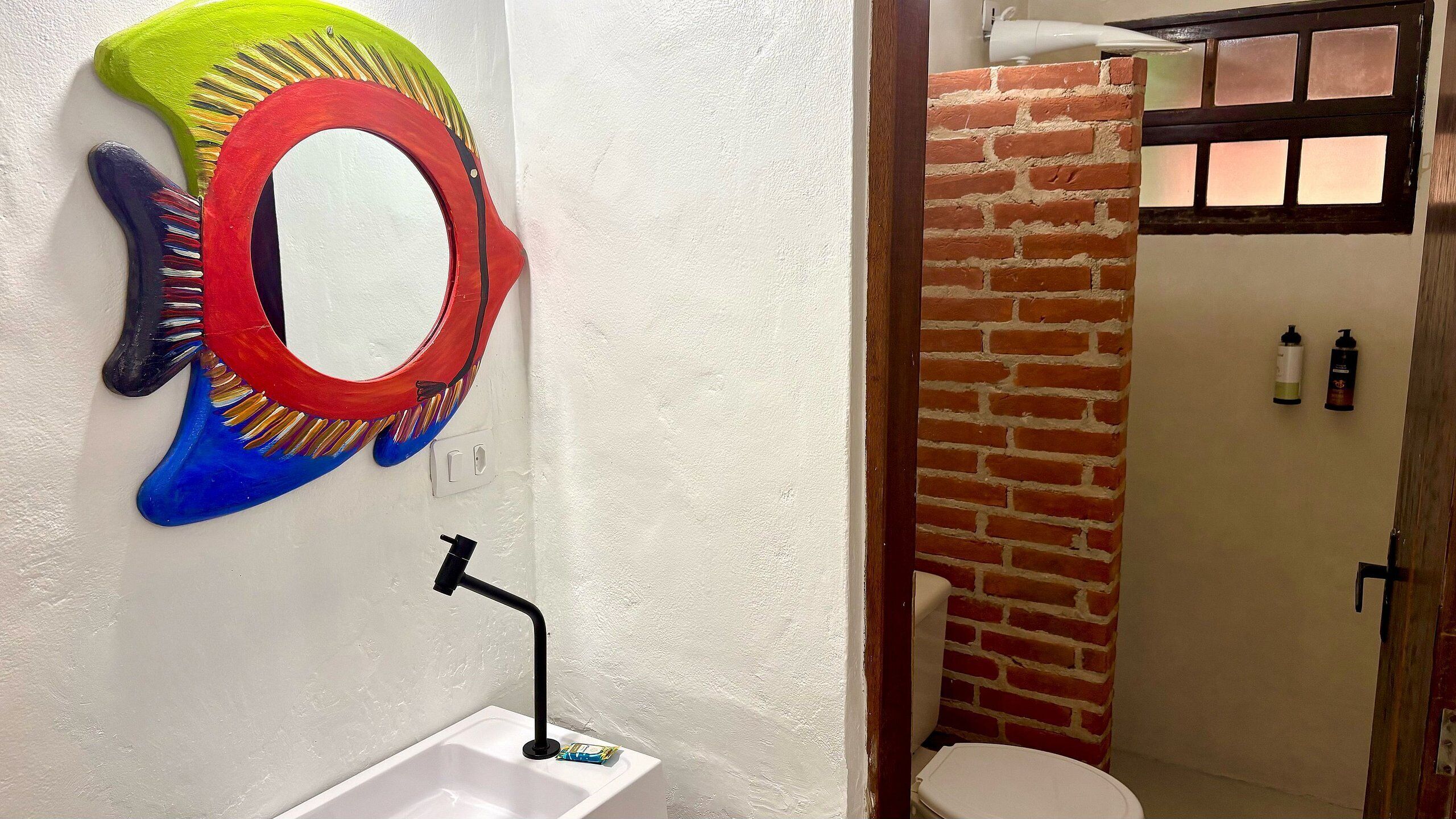 Dusche, Handtücher, Seife, Shampoo