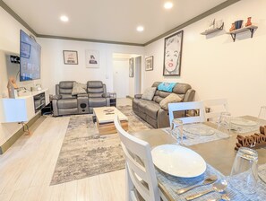 Condo, 3 Bedrooms, Pool Access, City View | Living area - 3BR Condo at Heart of Downtown with Theme Lounge & Workspace (Atlanta)