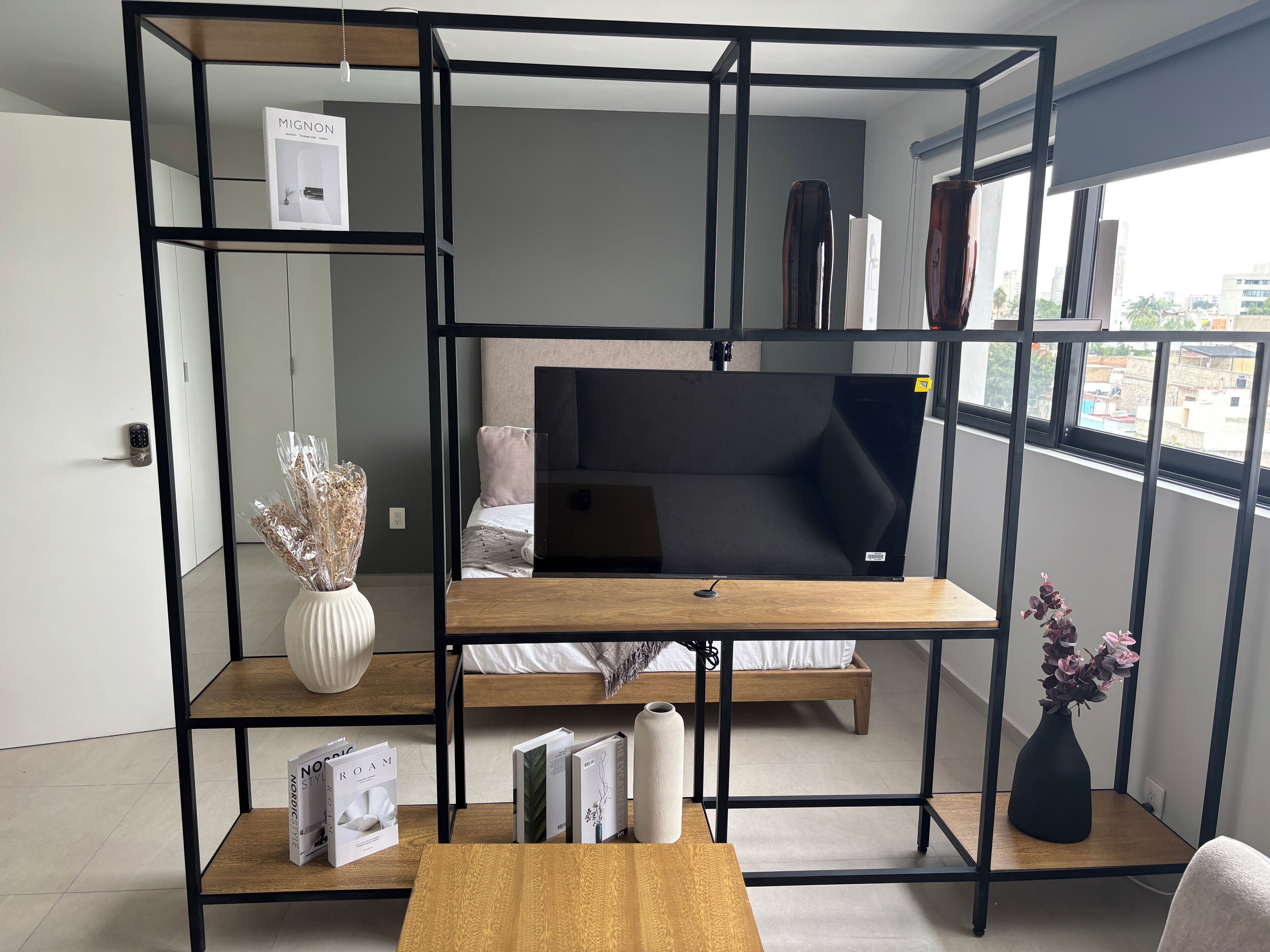 Superior-Apartment, 1 Queen-Bett und Schlafsofa | Wohnbereich