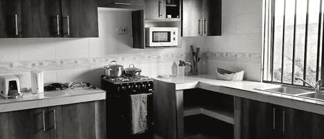 Microwave, oven, stovetop