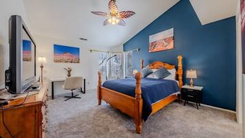 4 bedrooms, iron/ironing board, free WiFi, bed sheets