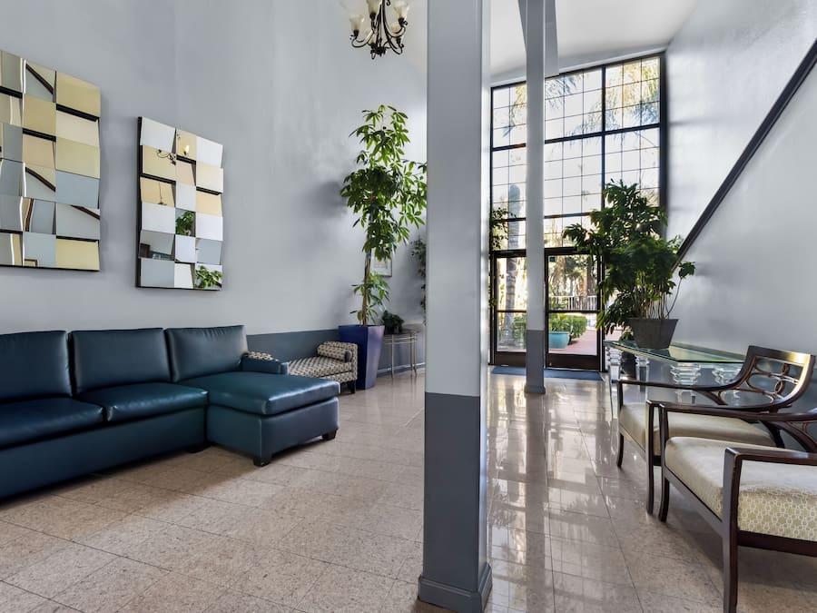 Sala de estar en el lobby