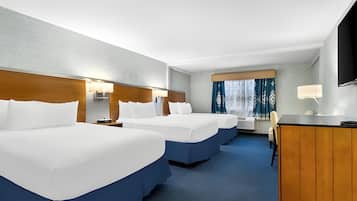 Family Room, Multiple Beds, Non Smoking | Premium bedding, desk, laptop workspace, blackout drapes