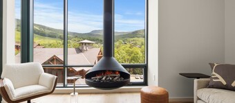 Steps from Adventure: Modern Mountain Luxury 3-Bed Condo at Spruce Peak in Stowe